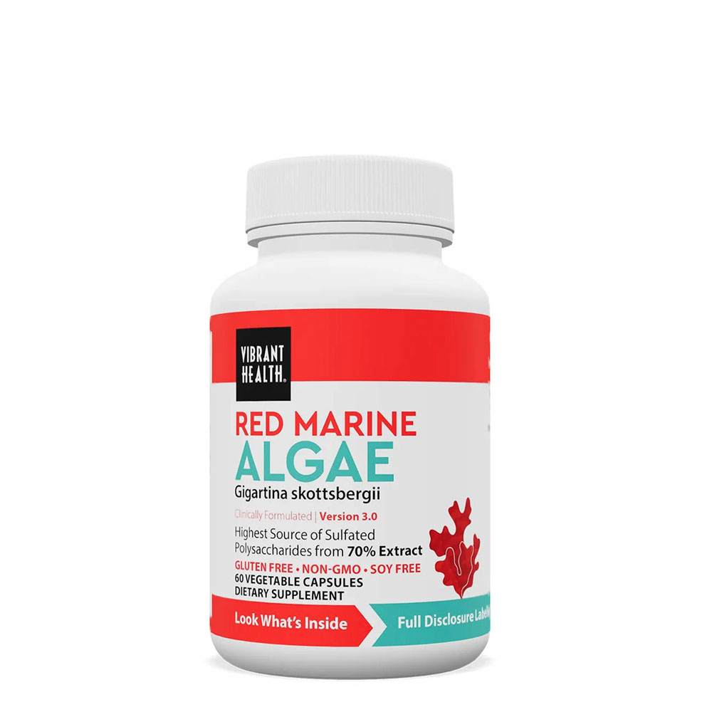 Red Marine Algae Gigartina Capsules 500mg (Premium Sea Moss)