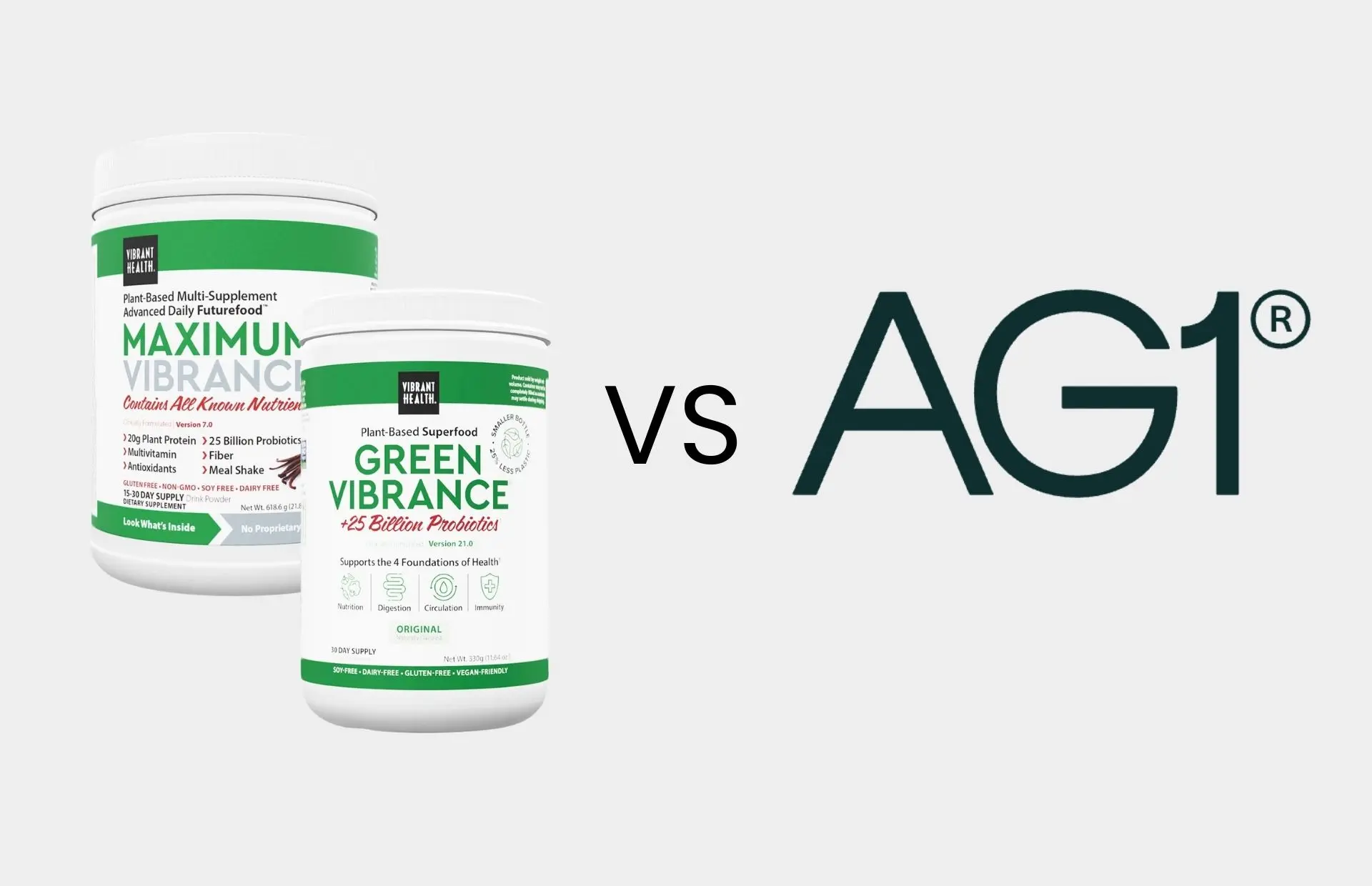 Green Vibrance vs AG1